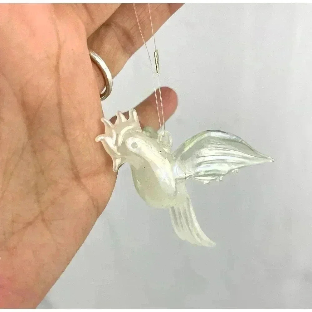 VTG‎ Lot of 10 Mercury Glass Ornaments Butterflies Cherub Bird Holiday Christmas - Picture 14 of 16